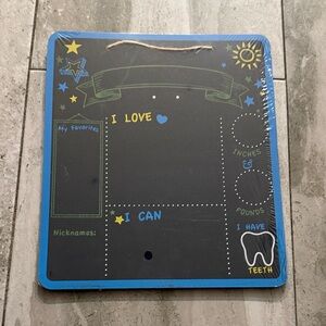 Colorful Baby Milestone Chalkboard